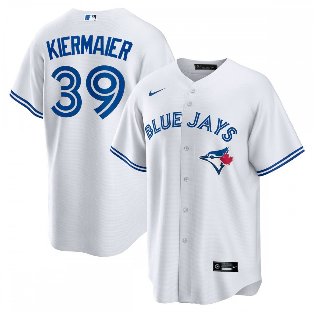 Kevin Kiermaier Toronto Blue Jays Replica Player Jersey - White-Pro Kit Vault | Brand New 26/27 Sports Jerseys